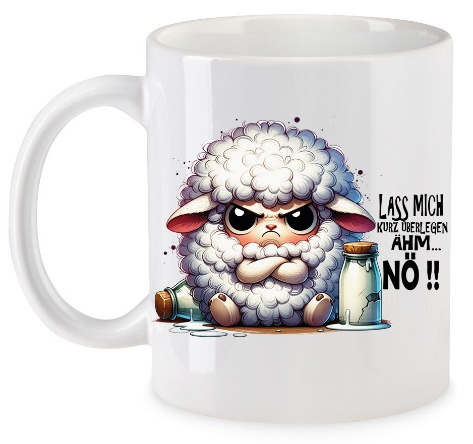 Ähm... NÖ !! Shawty das Schaf Tasse Keramik Motiv: TBJN